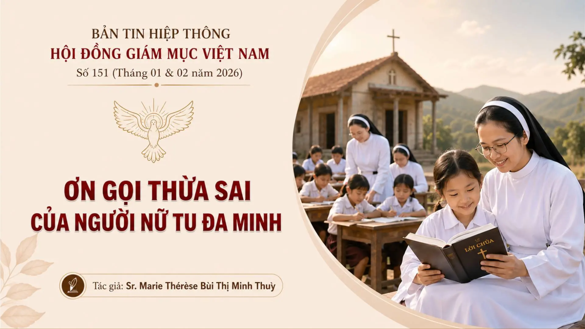 Ơn gọi thừa sai của người nữ tu Đa Minh